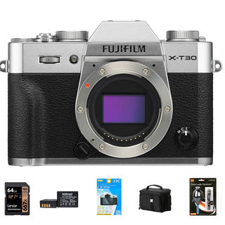Fujifilm X-T30 tělo stříbrný - Foto kit