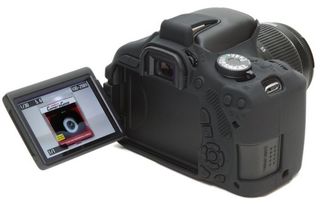 EasyCover silikonové pouzdro pro Canon EOS 600D černé