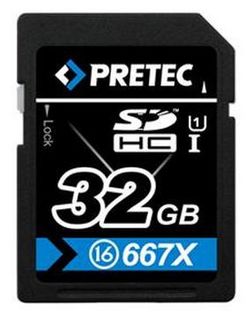 Pretec SDHC 32GB 667x, class 16, UHS-I