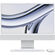 Apple iMac 24" (2023) CTO M3 8CPU/10GPU/8GB/512GB/1GbET/Mouse+Trackpad/TouchID+NumKeyboard/ stříbrný