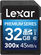 Lexar SDHC 32GB 300x Platinum II, class 10