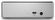 LaCie Porsche Design Desktop 5TB HDD, 3.5" USB-C (USB 3.0), hliníkový, stříbrný