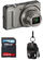 Nikon Coolpix S9100 stříbrný + 8GB Ultra karta + pouzdro Aha 70J!