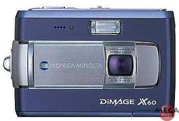 Konica Minolta DiMAGE X60 modrá + pouzdro + řetízek zdarma!!!