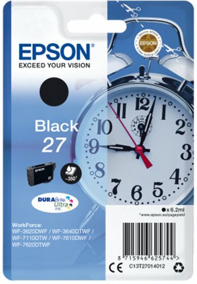 Epson Singlepack T27014012 Black 27 DURABrite - černá
