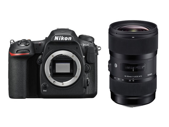 Nikon D500 + Sigma 18-35 mm f/1,8 DC HSM Art