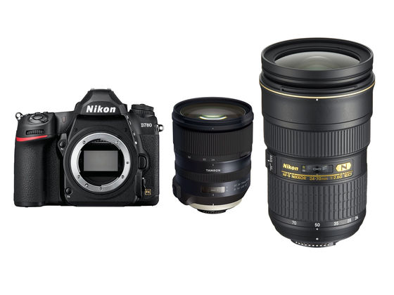 Nikon D780 + Tamron AF SP 24-70 + 70-200 mm f/2,8 Di VC USD G2