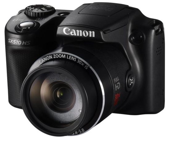 Canon PowerShot SX510 HS + 16GB karta + brašna TLZ 10 + adaptér + PL filtr 52mm + čistící utěrka!