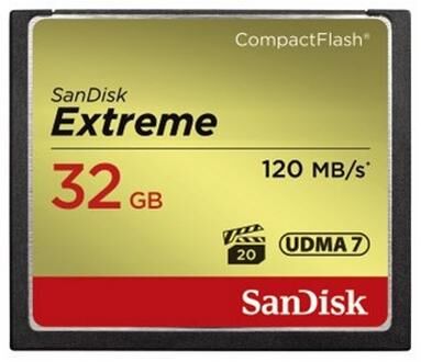 SanDisk 32GB CF EXTREME 120MB/s