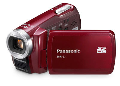 Panasonic SDR-S7 červený