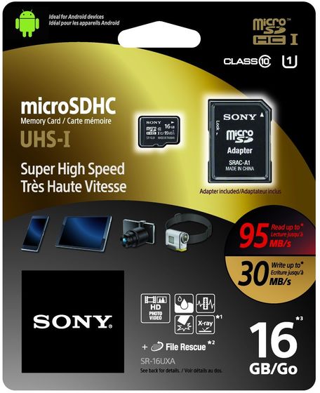 Sony Micro SDHC 16GB UHS-I Expert + Adaptér