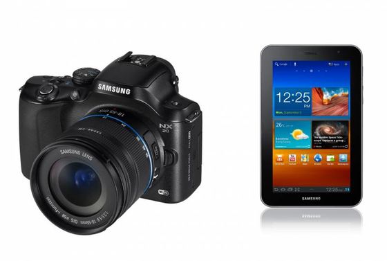 Samsung NX20 + 18-55 mm OIS + Tablet Galaxy P5100!