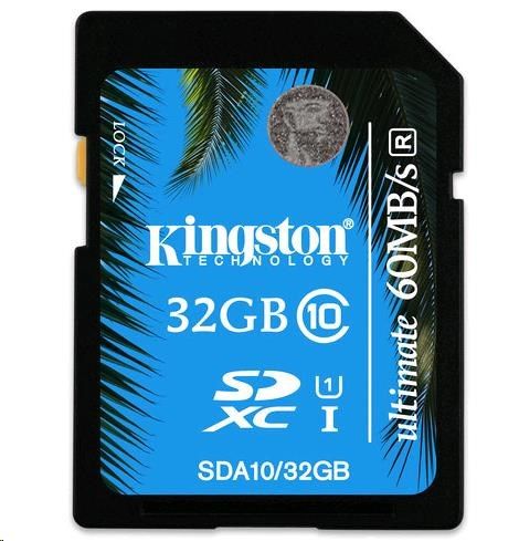 Kingston SDHC 32GB Ultimate Memory Class 10 UHS-I