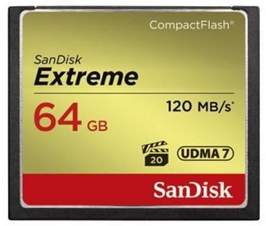 SanDisk 64GB CF EXTREME 120MB/s