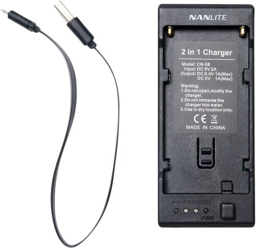NanLite nabíječka CN-58 2v1 pro baterie NP/LP-E6