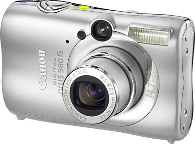 Canon IXUS 980 IS stříbrný