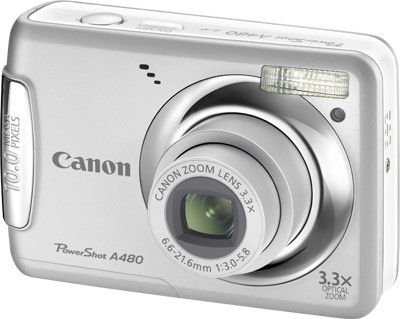 Canon PowerShot A480 stříbrný