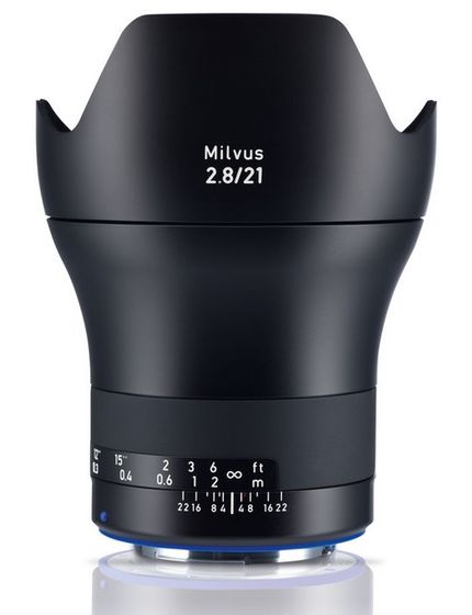 Zeiss Milvus 21 mm f/2,8 ZE pro Canon