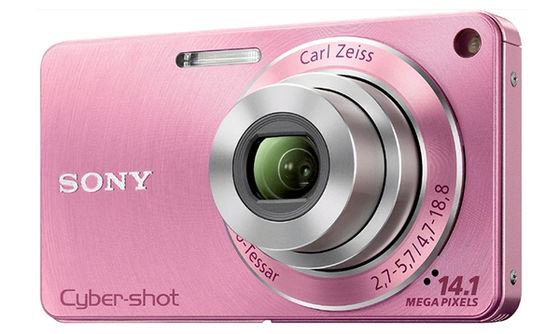Sony CyberShot DSC-W350 růžový