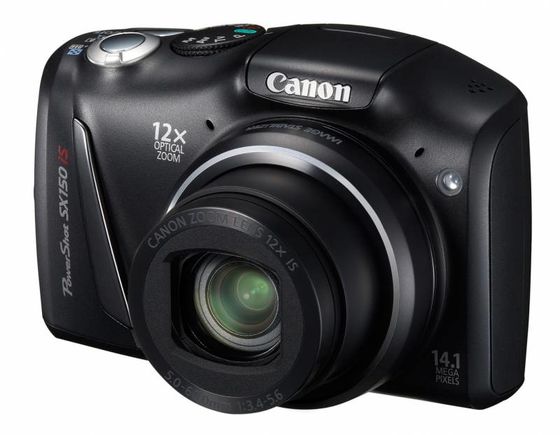 Canon PowerShot SX150 IS černý + 4GB karta + pouzdro Dashpoint 20!