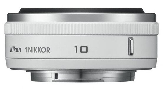 Nikon 1 10mm f/2,8 bílý