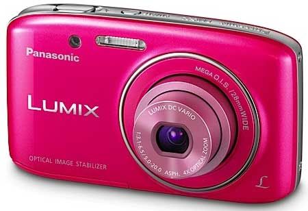 Panasonic Lumix DMC-S2 růžový