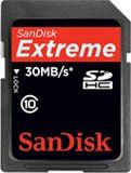 SanDisk 32 GB SDHC EXTREME 30 MB/s
