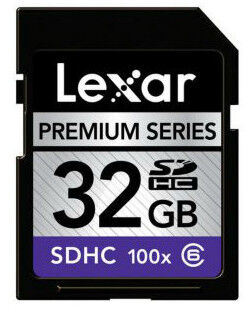 Lexar 32GB SDHC 100x