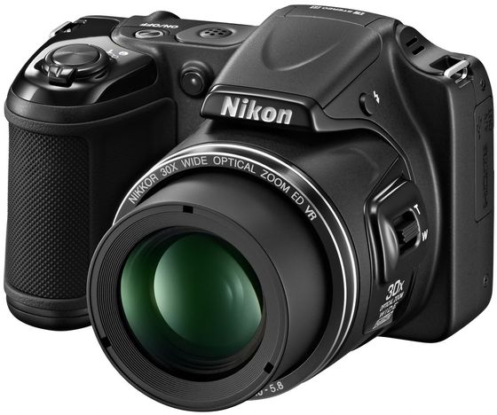 Nikon CoolPix L820 černý + 8GB karta + brašna DFV42!