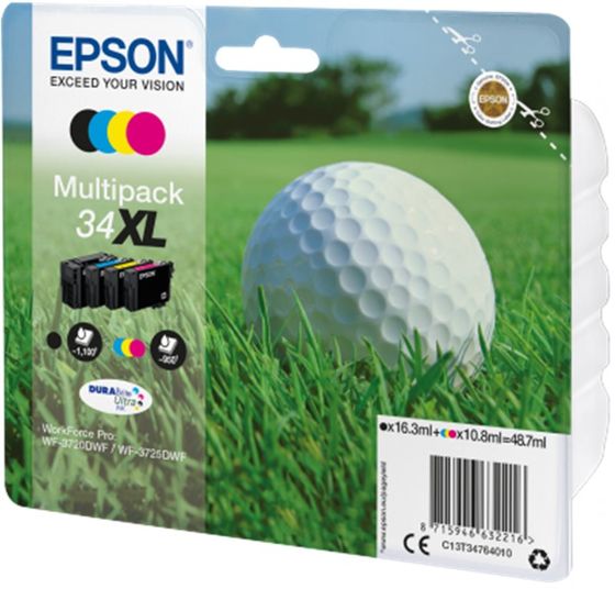Epson multipack T34764010 34 XL DURABrite Ultra Ink 4 barvy
