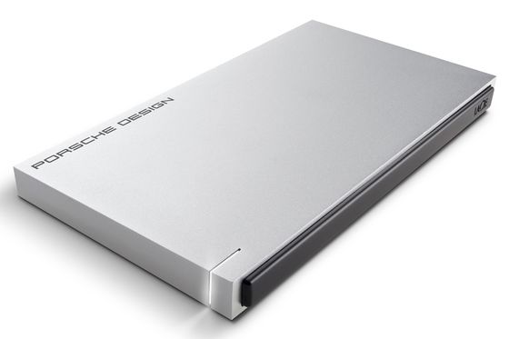 LaCie Porsche Design Slim 120GB SSD, 2.5" USB 3.0, hliníkový, světle šedý