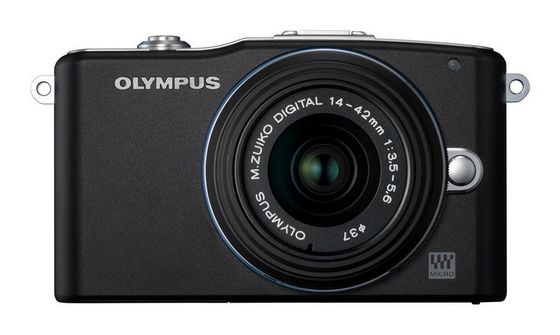Olympus E-PM1 + 14-42 mm II R + 40-150 mm R černý