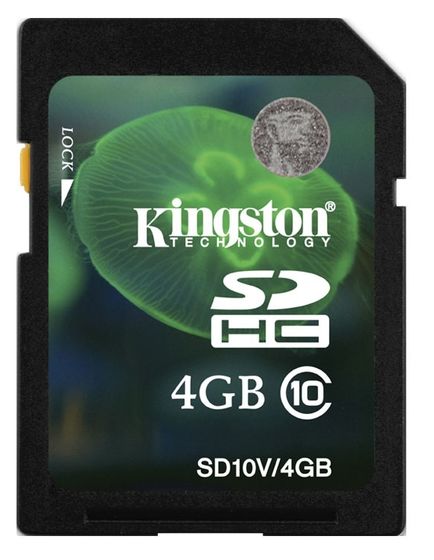 Kingston SDHC 4GB Class 10