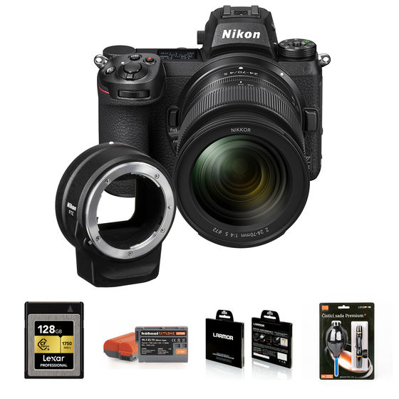 Nikon Z7 II + 24-70 mm + FTZ adaptér - Foto kit