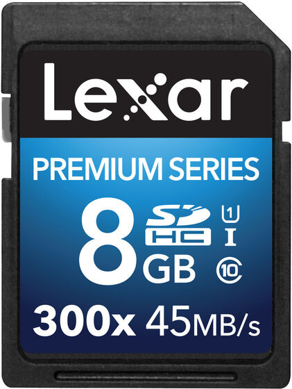 Lexar SDHC 8GB 300x Platinum II, class 10