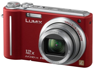 Panasonic Lumix DMC-TZ7 červený