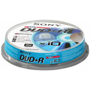 Sony DVD+R 4,7GB 10ks