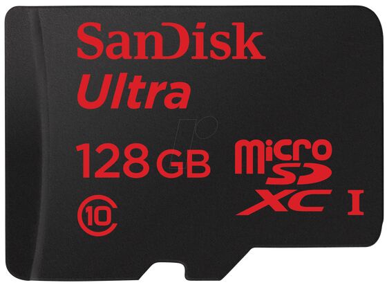 SanDisk Micro SDXC 128GB ULTRA 80 MB/s Class 10 UHS-I + Adaptér