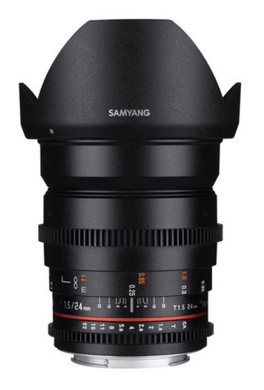 Samyang CINE 24mm T/1,5 VDSLR II pro Sony