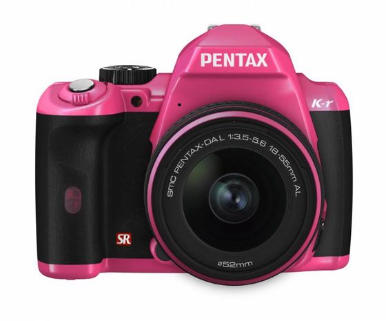 Pentax K-r + 18-55 mm růžový