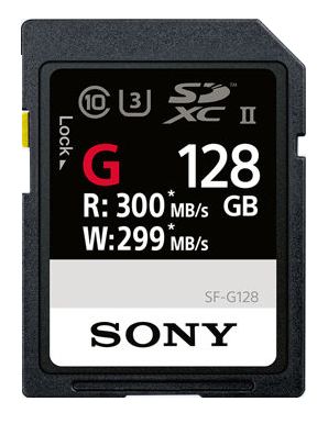 Sony SDXC SF-G 128GB Class 10 U3 UHS-II