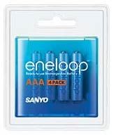 Sanyo Eneloop AAA baterie 750 mAh 4 ks
