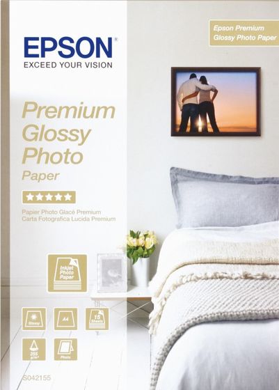 Epson Premium Glossy Photo Paper A4, 15 listů