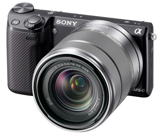 Sony NEX-5R + 18-55 mm + 55-210 mm černý