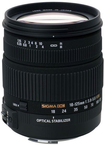Sigma 18-125mm F 3,8-5,6 DC HSM OS pro Canon