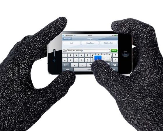 Mujjo rukavice pro dotykový display S/M