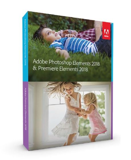 Adobe Photoshop Elements + Premiere Elements 2018 MP ENG STUDENT&EACHER Edition Box