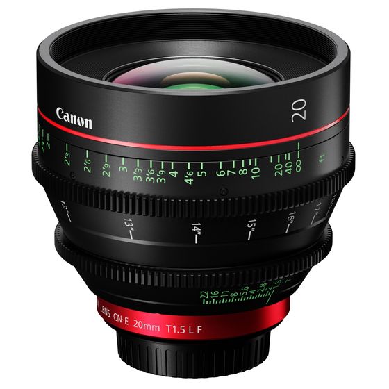 Canon EF CINEMA CN-E 20 mm T/1.5 L F