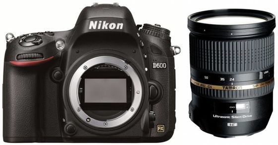 Nikon D600 + Tamron 24-70 mm!