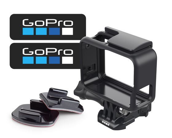 GoPro Frame+ lepítka (1ks rovné, 1ks zakřivené) + samolepky